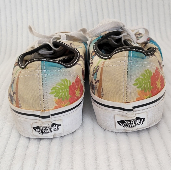 Vans x Disney Aloha Mickey Mouse Hawaii Sneakers Woman's 8.5 Men's 7 - Picture 8 of 12